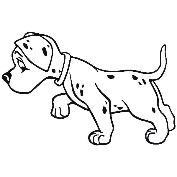 Stickers muraux: Chiot dalmatien