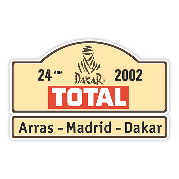 Autocollants: Dakar 2002