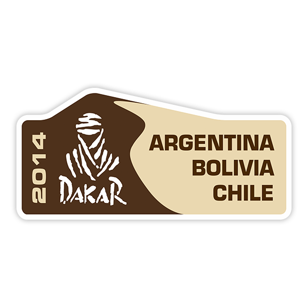 Autocollants: Dakar 2014