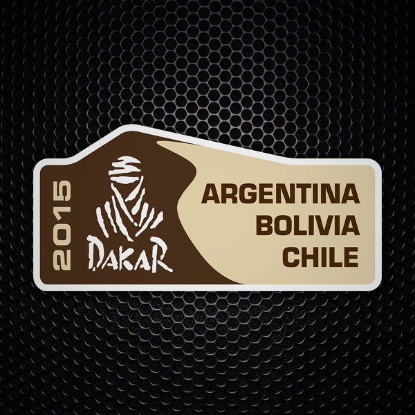 Autocollants: Dakar 2015 Argentine Bolivie Chili