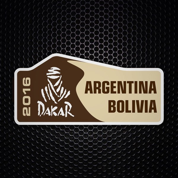 Autocollants: Dakar 2016 Argentine Bolivie