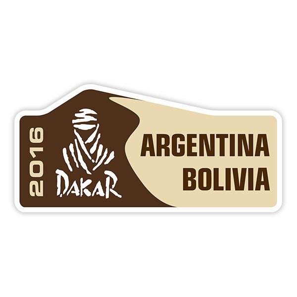 Autocollants: Dakar 2016 Argentine Bolivie