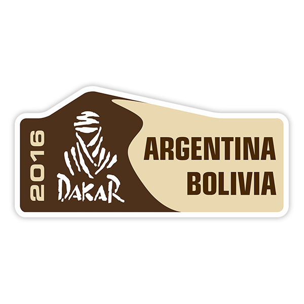 Autocollants: Dakar 2016 Argentine Bolivie