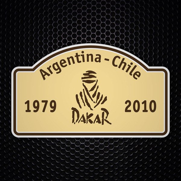 Autocollants: Dakar 1979-2010