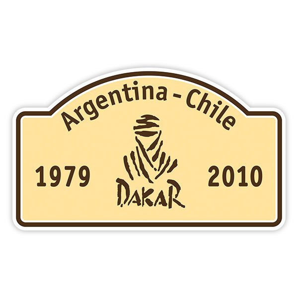 Autocollants: Dakar 1979-2010