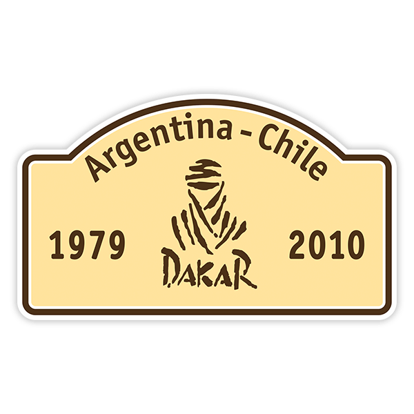 Autocollants: Dakar 1979-2010