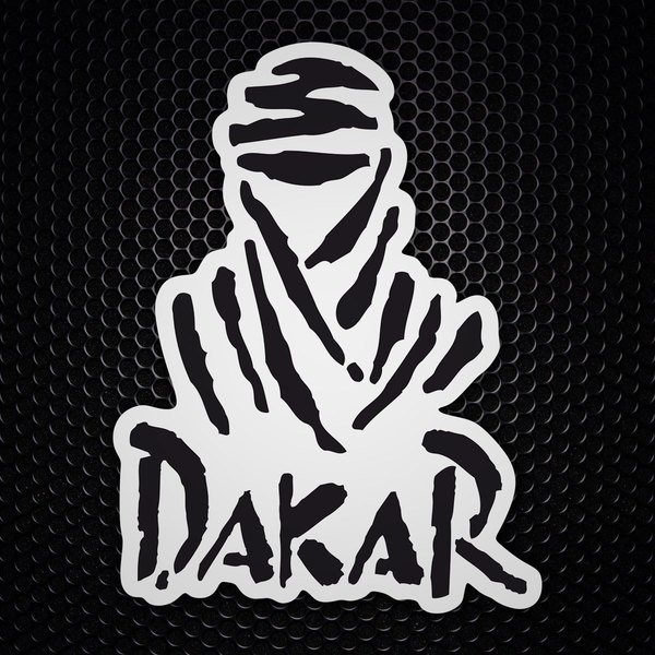 Autocollants: Logo Dakar