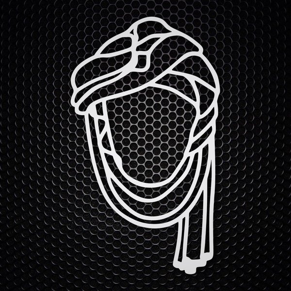 Autocollants: Dakar Tuareg Retro Logo
