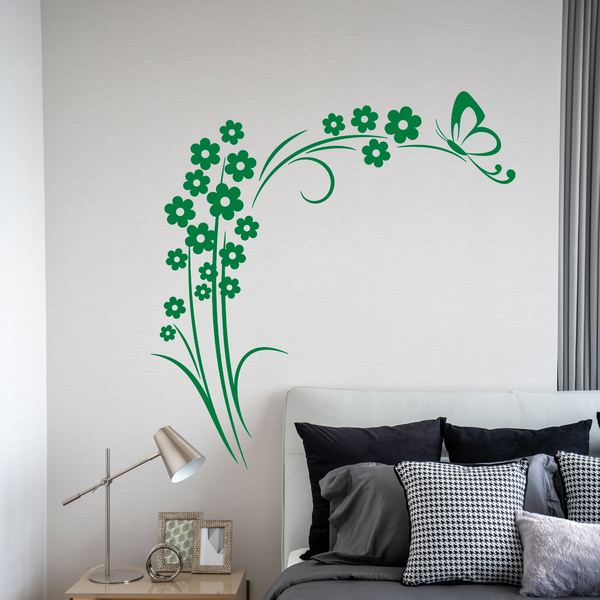 Fleurs et papillon 2/4