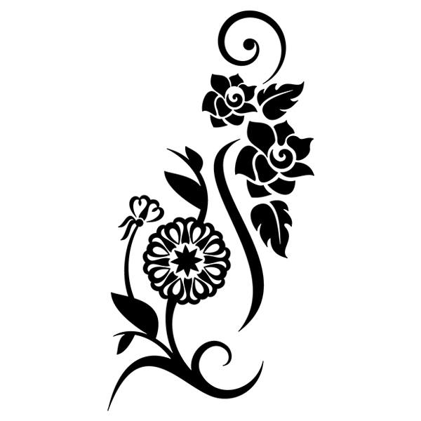 Stickers muraux: Floral Vesta