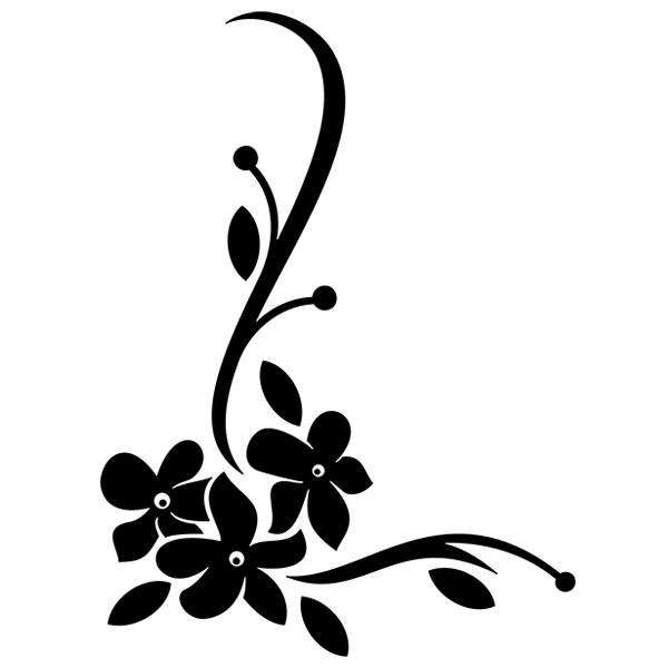 Stickers muraux: Artemis florale