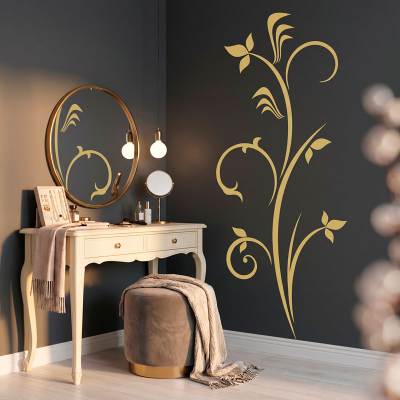 Branche florale ornementale 1/8