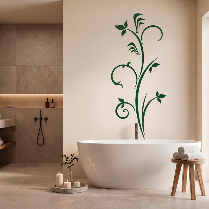 Branche florale ornementale 3/8