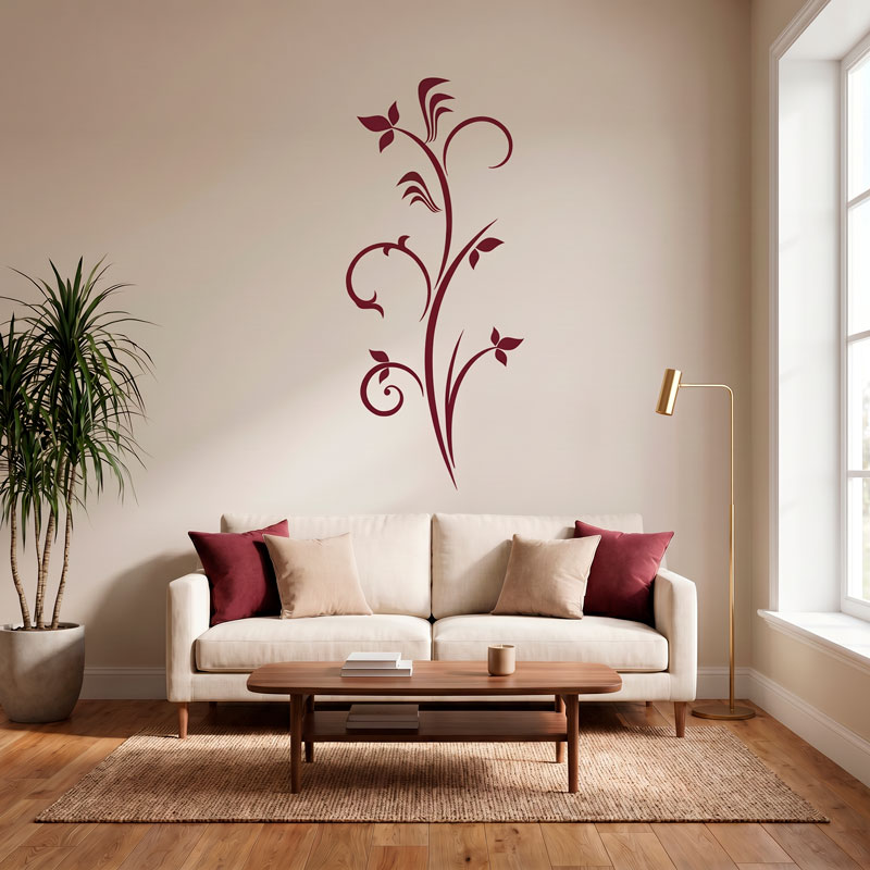 Branche florale ornementale 4/8