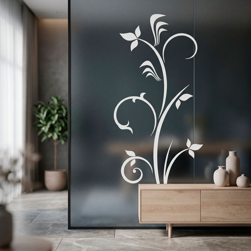 Branche florale ornementale 5/8
