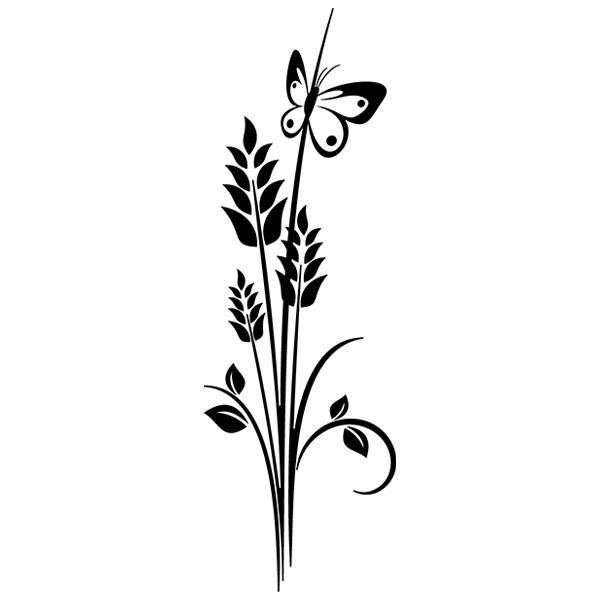 Stickers muraux: Floral épis de blé