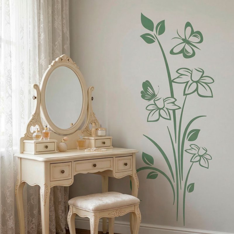 Fleurs et papillons 0