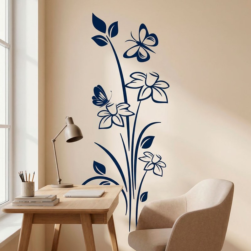 Fleurs et papillons 19