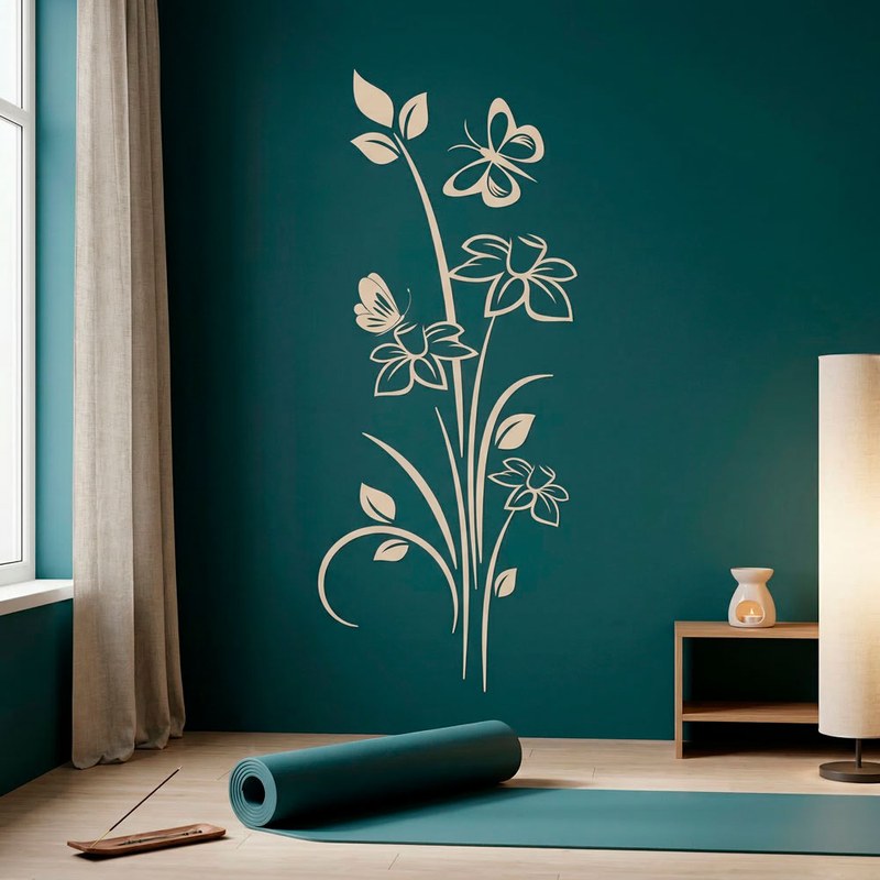 Fleurs et papillons 3