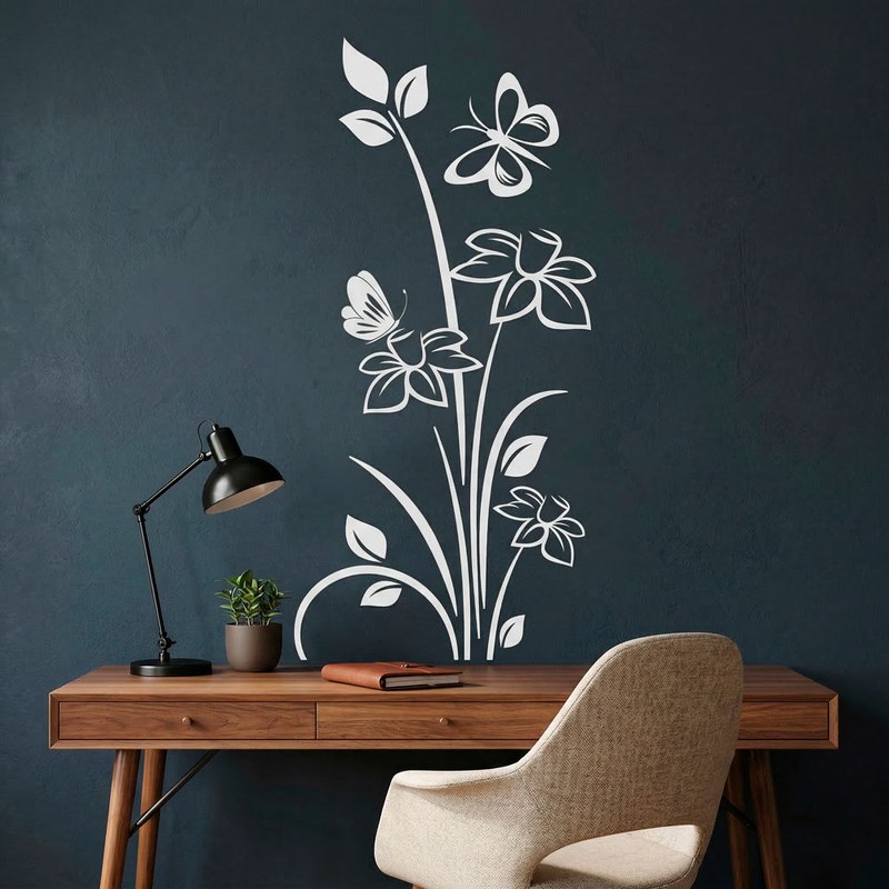 Fleurs et papillons 10