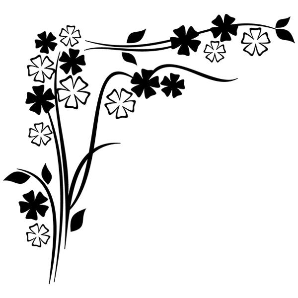 Stickers muraux: Freya florale