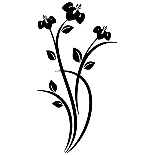 Stickers muraux: Qebehut floral