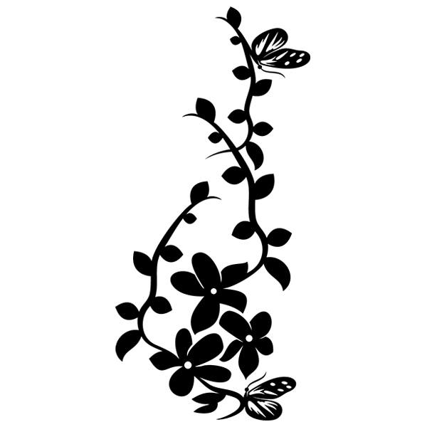 Stickers muraux: Floral escalader le jasmin