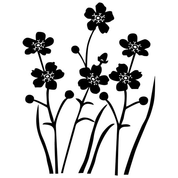 Stickers muraux: Acalia Florale