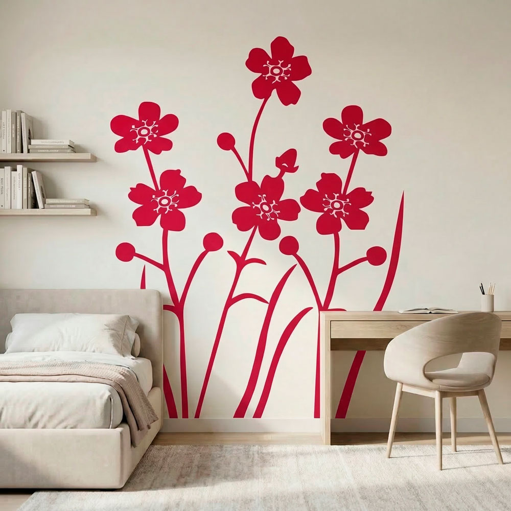 Stickers muraux: Acalia Florale