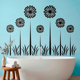 Stickers muraux: Tournesols floraux 7