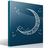 Stickers muraux: Lune ornementale 5