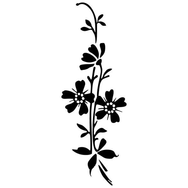 Stickers muraux: Isis florale