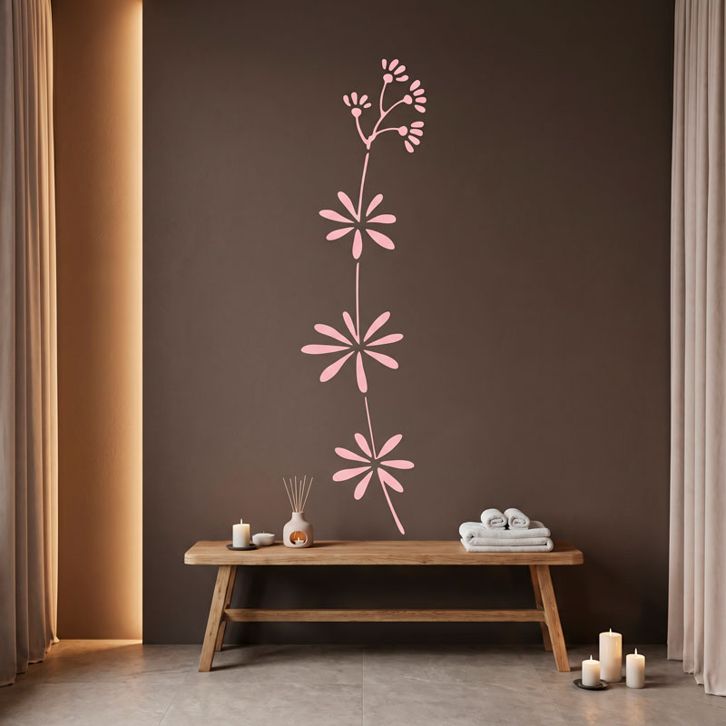 Sticker tige de marguerites 1/10