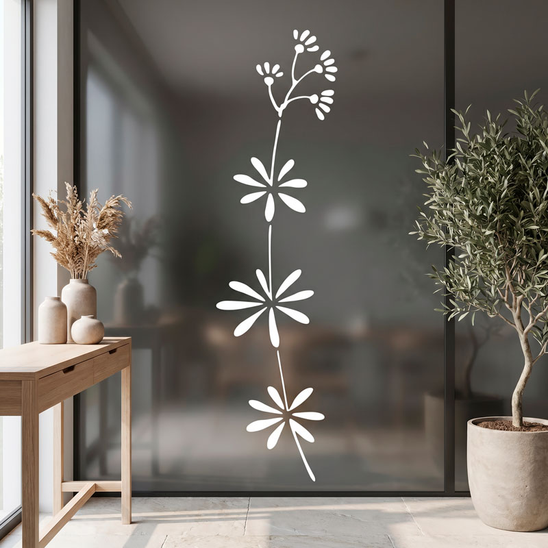 Sticker tige de marguerites 8/10