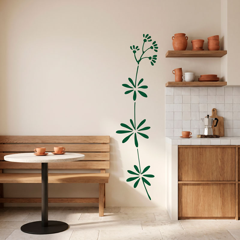 Sticker tige de marguerites 9/10