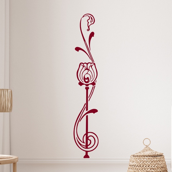 Fleur de tulipe Art nouveau 1/4