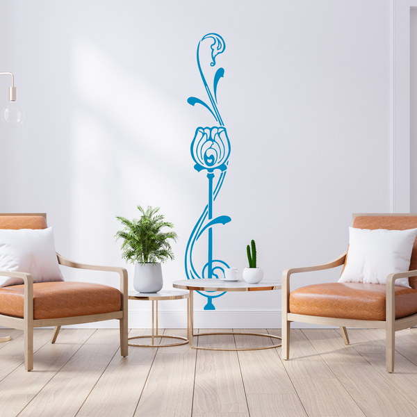 Fleur de tulipe Art nouveau 3/4