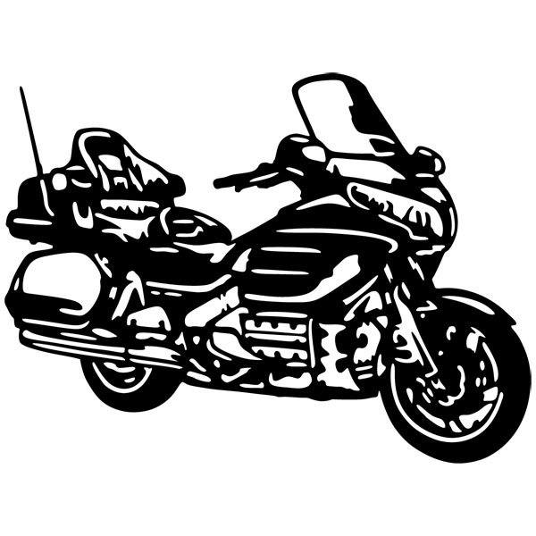 Sticker mural Honda Goldwing