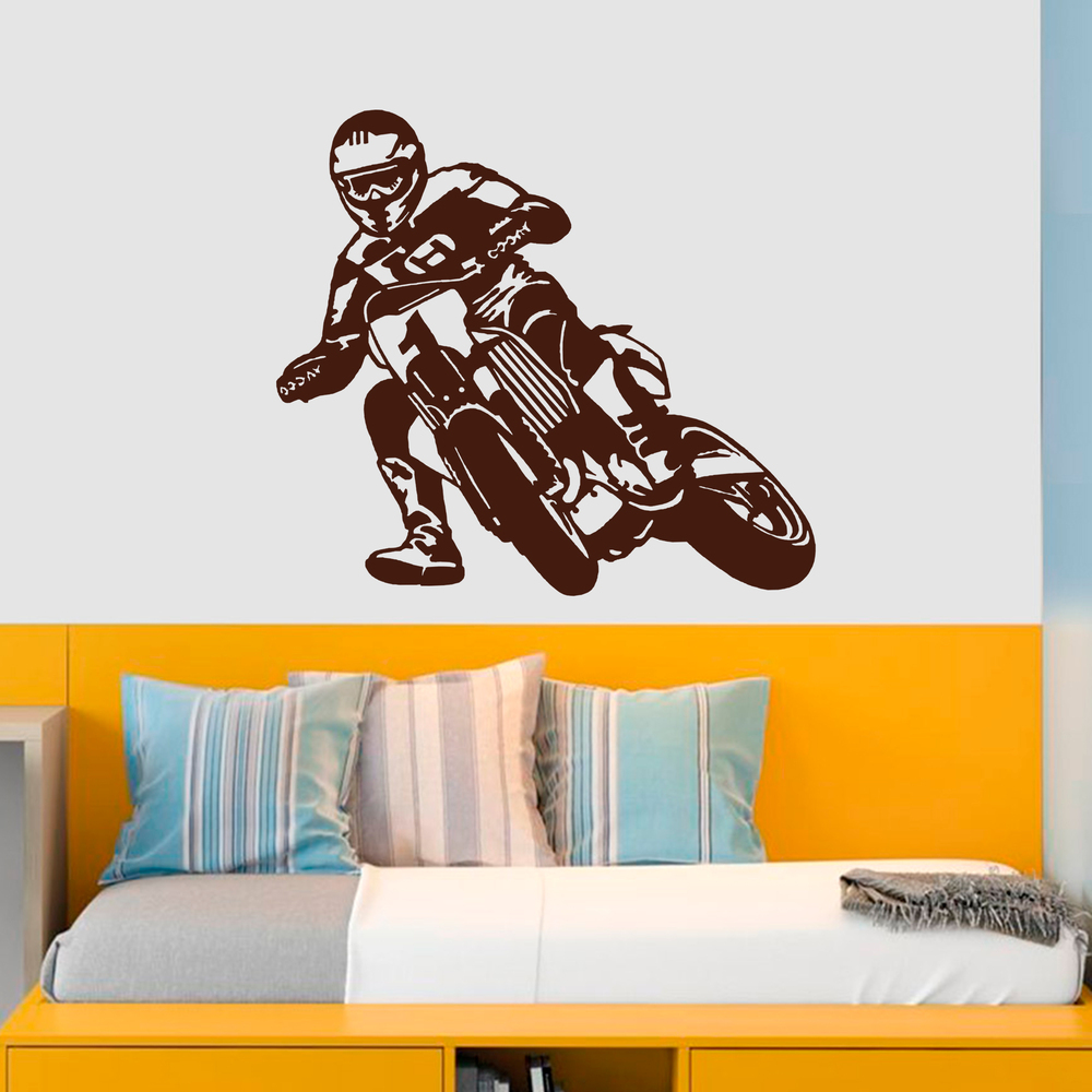 Stickers muraux: Motocross 4