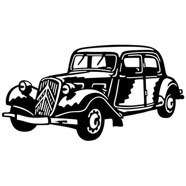 Stickers muraux: Citro&euml;n Traction 11