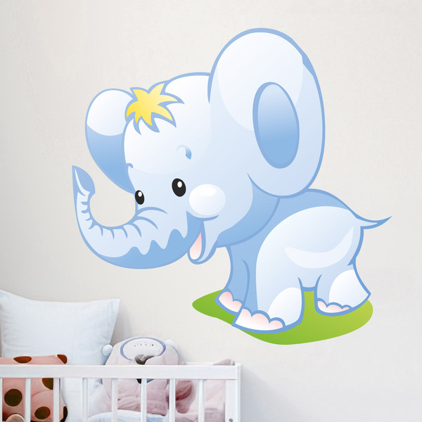 Stickers pour enfants: Éléphant chiot
