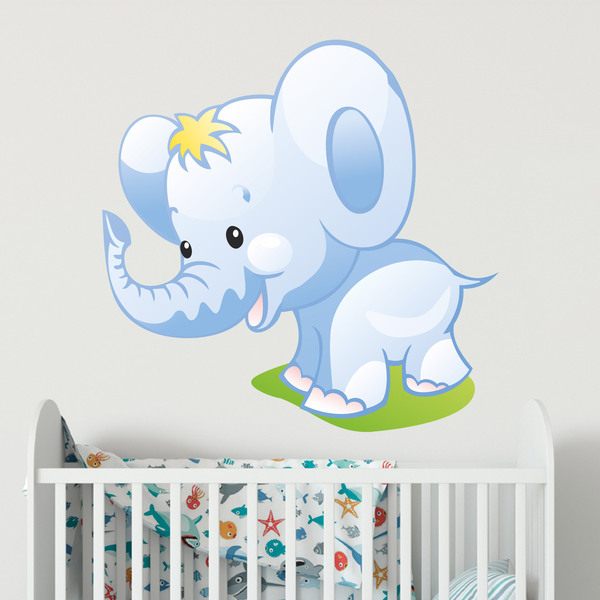 Stickers pour enfants: Éléphant chiot