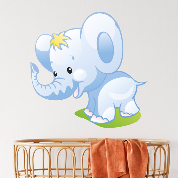 Stickers pour enfants: Éléphant chiot