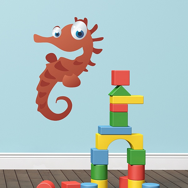 Stickers pour enfants: Petit hippocampe
