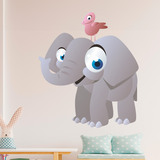 Stickers pour enfants: Éléphant souriant 3