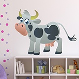 Stickers pour enfants: Vache des enfants 4