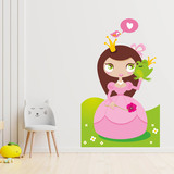 Stickers pour enfants: Le baiser de la princesse et du crapaud 4