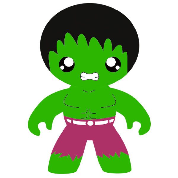 Stickers pour enfants: Hulk enfant