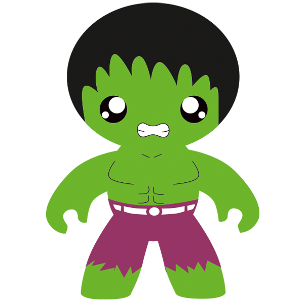 Stickers pour enfants: Hulk enfant