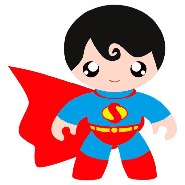 Stickers pour enfants: Superman enfant